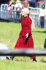 ANYA TAYLOR-JOY on the Set of a Photoshoot at Centennial Park in Sydney 09/11/2022