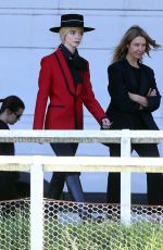 ANYA TAYLOR-JOY on the Set of a Photoshoot at Centennial Park in Sydney 09/11/2022