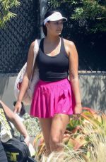 APRIL LOVE GEARY Finishes Her Tennis Class in Malibu 09/01/2022