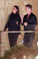 APRIL LOVE GEARY Leaves Dinner Date at Nobu in Malibu 09/28/2022