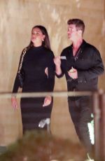 APRIL LOVE GEARY Leaves Dinner Date at Nobu in Malibu 09/28/2022