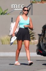 APRIL LOVE GEARY Out for Tennis Class in Malibu 09/26/2022