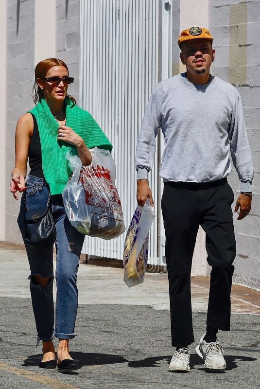 ASHLEE SIMPSON and Evan Ross Leaves Wasteland Clothing Store in Los Angeles 09/24/2022