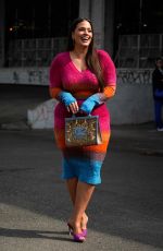 ASHLEY GRAHAM Arrives at Etro Show at Milan Fashion Week 09/23/2022