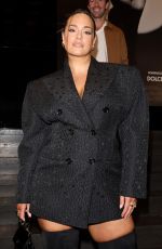 ASHLEY GRAHAM at Dolce & Gabbana Show at Milan Fashion Week 09/24/2022