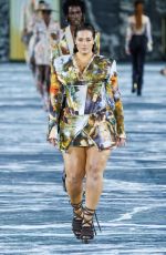 ASHLEY GRAHAM Walks Runway at Balmain Show at Paris Fashion Week 09/28/2022