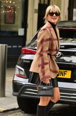 ASHLEY ROBERTS Arrives at Global Radio Studios in London 09/28/2022