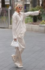 ASHLEY ROBERTS Arrives at Heart Radio in London 09/15/2022