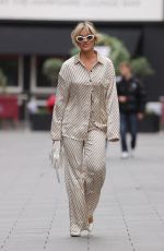ASHLEY ROBERTS Arrives at Heart Radio in London 09/15/2022