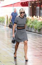 ASHLEY ROBERTS Arrives at Heart Radio Studios in London 09/06/2022