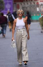 ASHLEY ROBERTS Leaves Heart Breakfast Show in London 09/08/2022