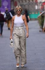 ASHLEY ROBERTS Leaves Heart Breakfast Show in London 09/08/2022