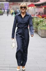 ASHLEY ROBERTS Leaves Heart Breakfast Studios in London 09/23/2022