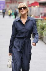 ASHLEY ROBERTS Leaves Heart Breakfast Studios in London 09/23/2022