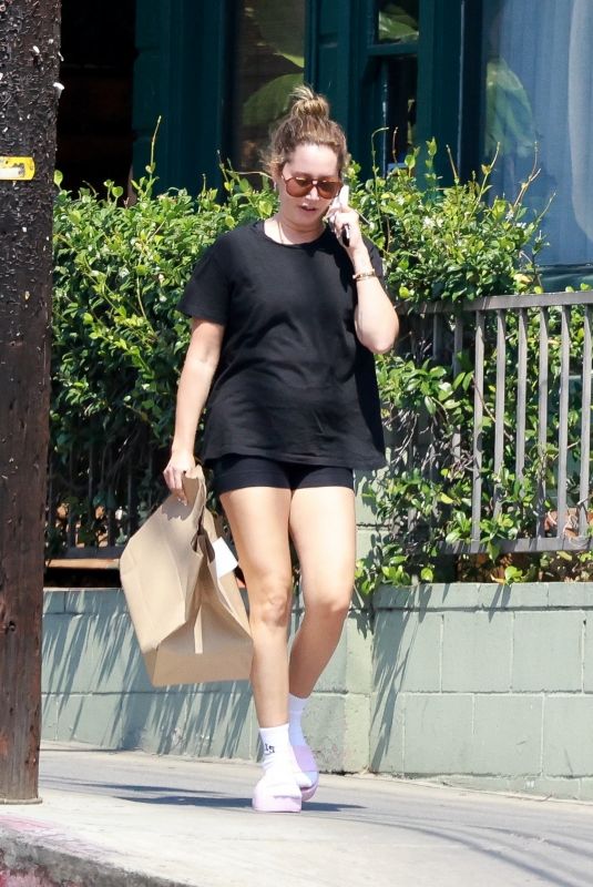 ASHLEY TISDALE Out and About in Los Feliz 09/12/2022