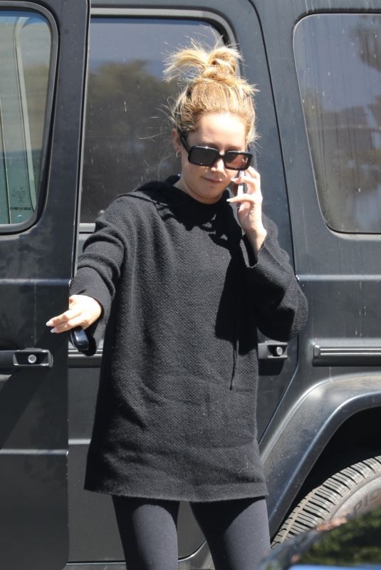 ASHLEY TISDALE Out for Smoothie at Erewhon in West Hollywod 09/19/2022
