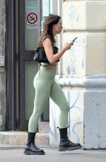 AURORA RAMAZOTTI Arrives at Her New Apartment in Milan 09/07/2022