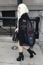 AVA MAX Arrives at Coach Fashion Show at NYFW in New York 09/12/2022