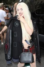 AVA MAX Arrives at Coach Fashion Show at NYFW in New York 09/12/2022