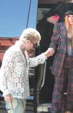 AVRIL LAVIGNE and Mod Sun Out for Lunch at El Compadre Restaurant in Hollywood Walk 08/31/2022