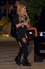 AVRIL LAVIGNE Arrives at Nobu in Malibu 09/20/2022