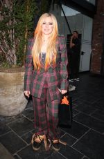 AVRIL LAVIGNE Out and About in Hollywood 08/31/2022