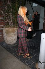 AVRIL LAVIGNE Out and About in Hollywood 08/31/2022