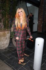AVRIL LAVIGNE Out and About in Hollywood 08/31/2022