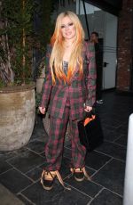 AVRIL LAVIGNE Out and About in Hollywood 08/31/2022