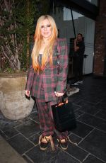 AVRIL LAVIGNE Out and About in Hollywood 08/31/2022