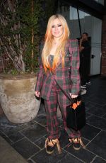 AVRIL LAVIGNE Out and About in Hollywood 08/31/2022