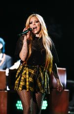 AVRIL LAVIGNE Performs at Arena Peru in Lima 09/05/2022