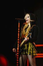 AVRIL LAVIGNE Performs at Arena Peru in Lima 09/05/2022