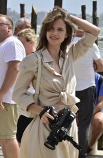 BARBARA PALVIN on the Set of a Photoshoot in Venice 09/01/2022