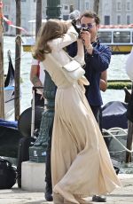 BARBARA PALVIN on the Set of a Photoshoot in Venice 09/01/2022