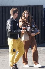BARBARA PALVIN Out for Coffee in Hollywood 09/23/2022