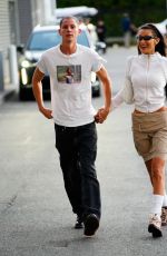 BELLA HADID and Marc Kalman Arrives at US Open in New York 08/31/2022