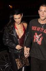 BELLA HADID and Marc Kalman Heading to La Maison du Caviar in Paris 09/28/2022