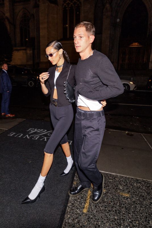 BELLA HADID and Marc Kalman Leaves Guest in Residence Dinner Party in New York 09/06/2022