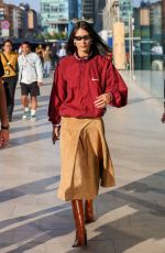 BELLA HADID and Marc Kalman Out at Milan Fashion Week 09/22/2022