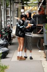 BELLA HADID and Marc Kalman Out in New York 09/19/2022