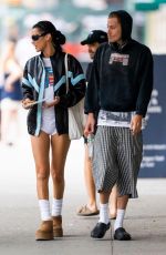 BELLA HADID and Marc Kalman Out in New York 09/19/2022