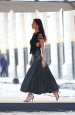 BELLA HADID Arrives a Isabel Marant Show at Paris Fashion Week 09/29/2022