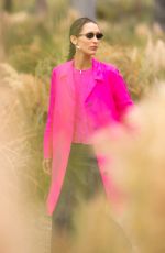 BELLA HADID Arrives at Jil Sander
