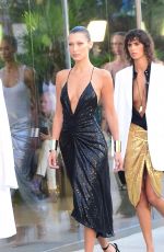 BELLA HADID Arrives at Michael Kors Show at New York Fashion Week 09/14/2022