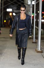 BELLA HADID Heading for Dinner with Friends in New York 09/19/2022