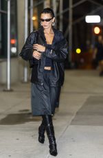 BELLA HADID Heading for Dinner with Friends in New York 09/19/2022