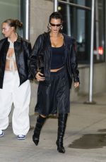 BELLA HADID Heading for Dinner with Friends in New York 09/19/2022