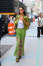 BELLA HADID Leaves Her Apartment in New York 09/09/2022