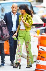 BELLA HADID Leaves Her Apartment in New York 09/09/2022